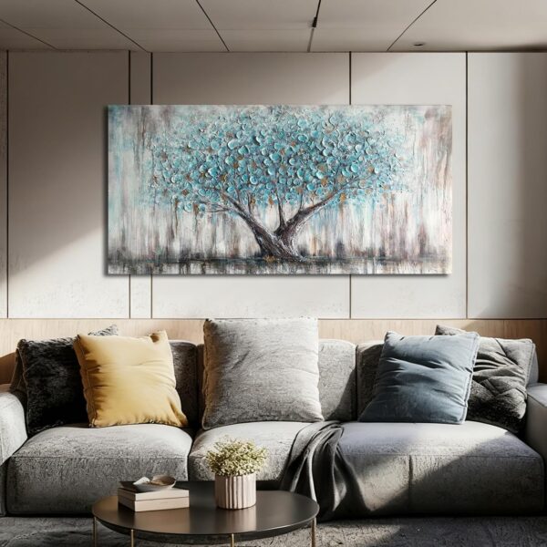 Best blue tree canvas art 2026