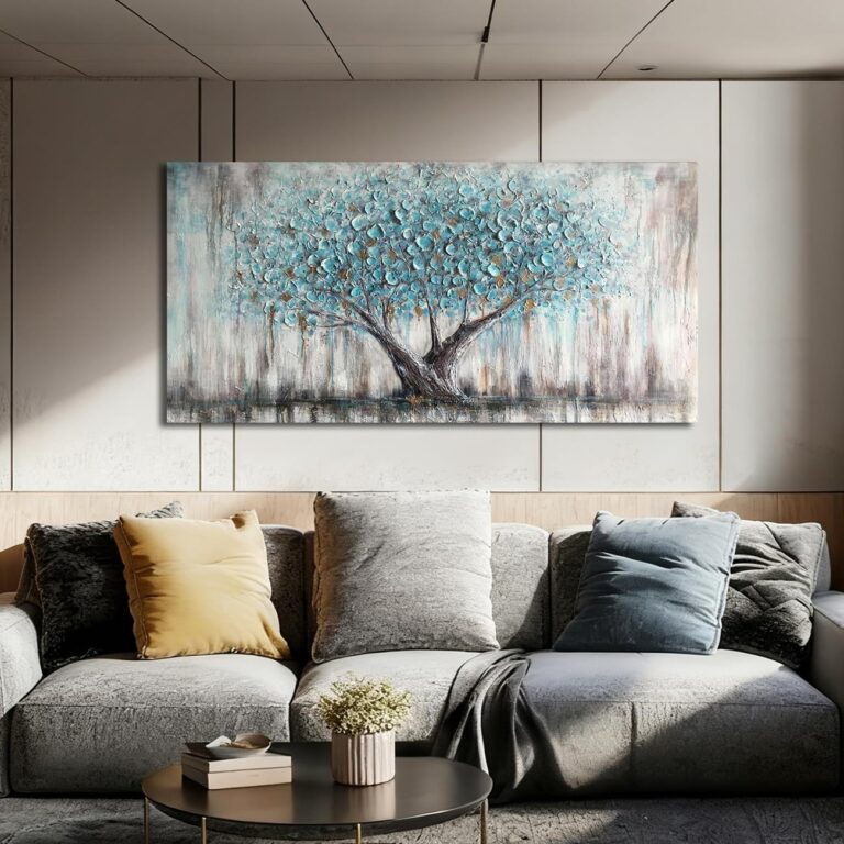 Best blue tree canvas art 2026