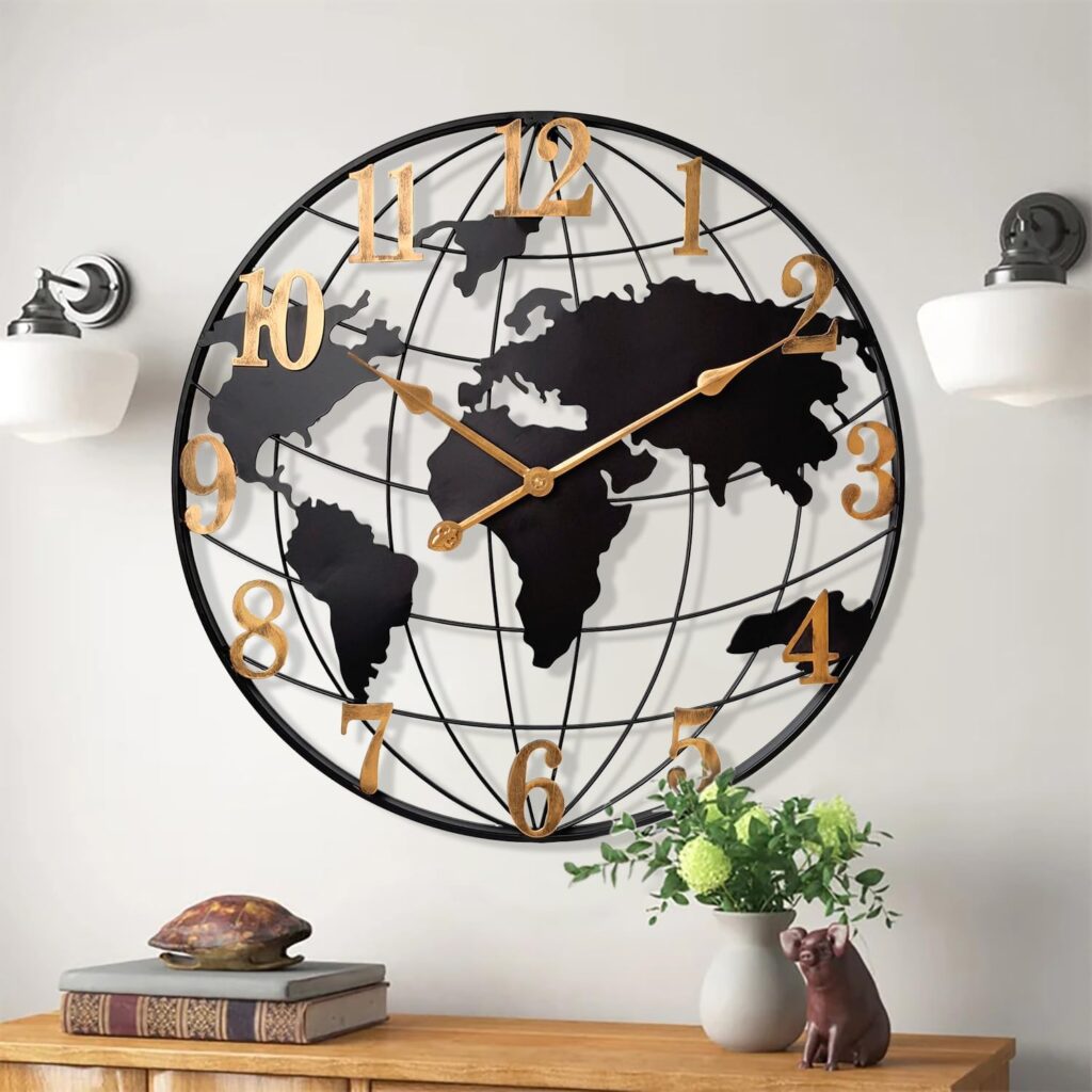 Best World Map Wall Clock 2026